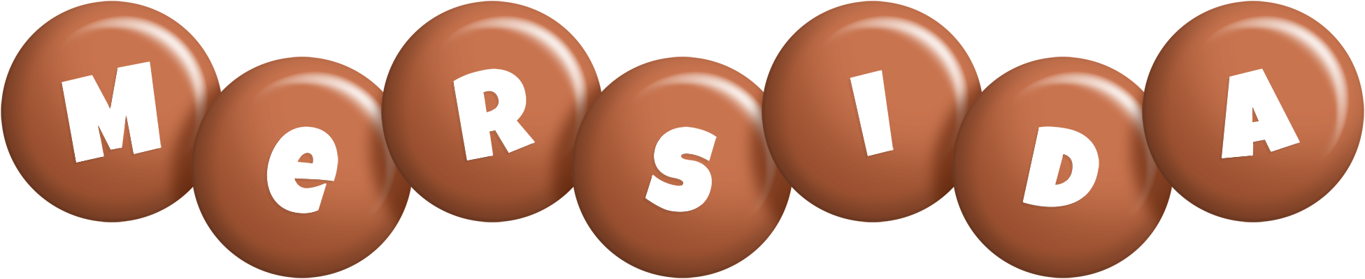 Mersida candy-brown logo