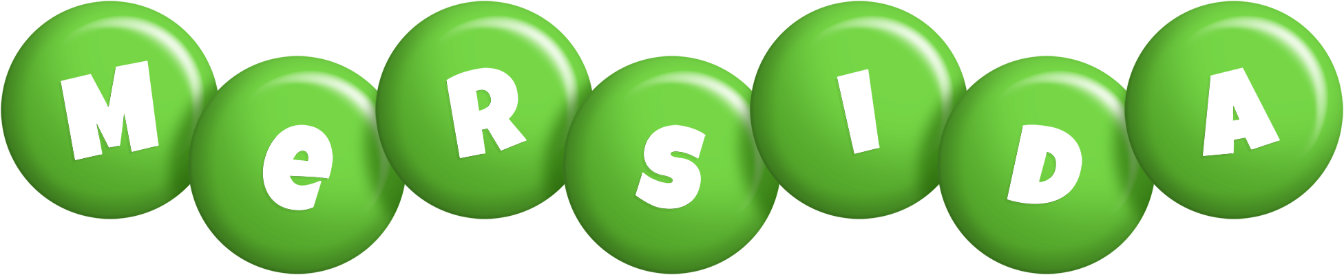 Mersida candy-green logo