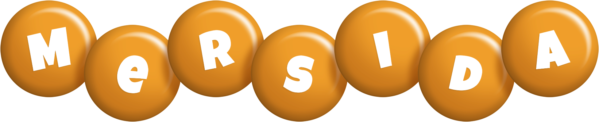 Mersida candy-orange logo