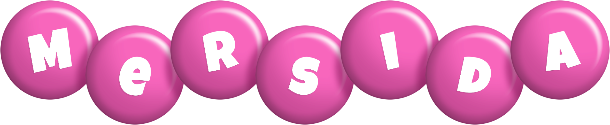 Mersida candy-pink logo