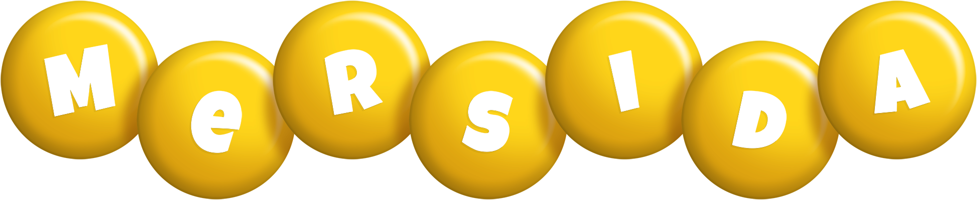 Mersida candy-yellow logo