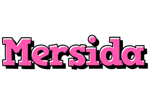 Mersida girlish logo