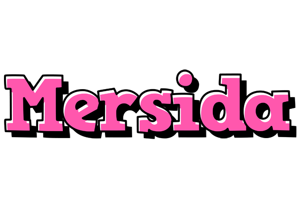 Mersida girlish logo