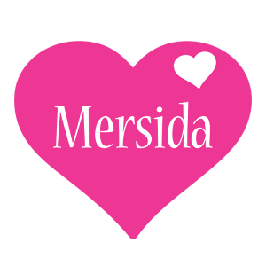 Mersida love-heart logo