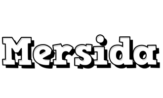 Mersida snowing logo