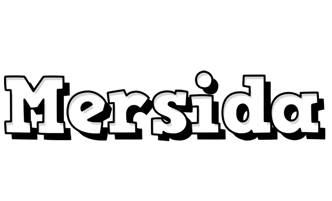 Mersida snowing logo