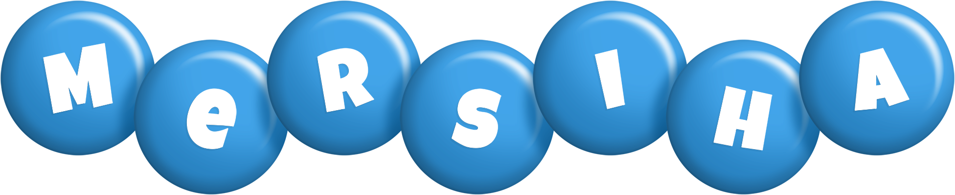 Mersiha candy-blue logo