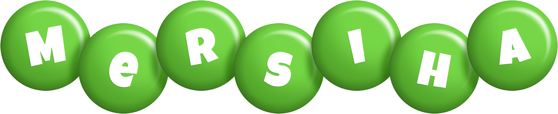 Mersiha candy-green logo