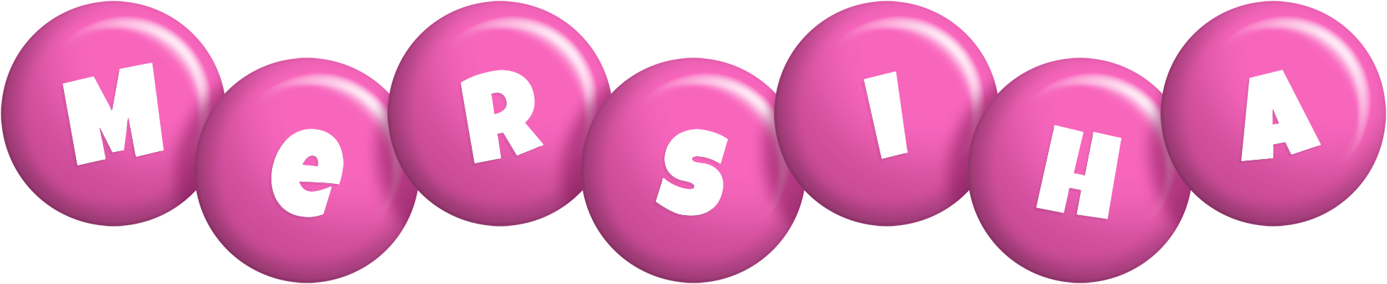 Mersiha candy-pink logo