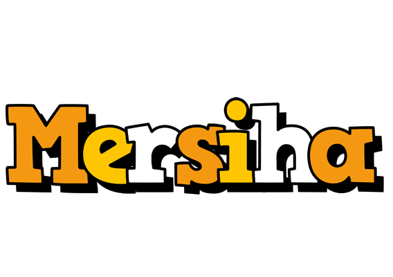 Mersiha cartoon logo