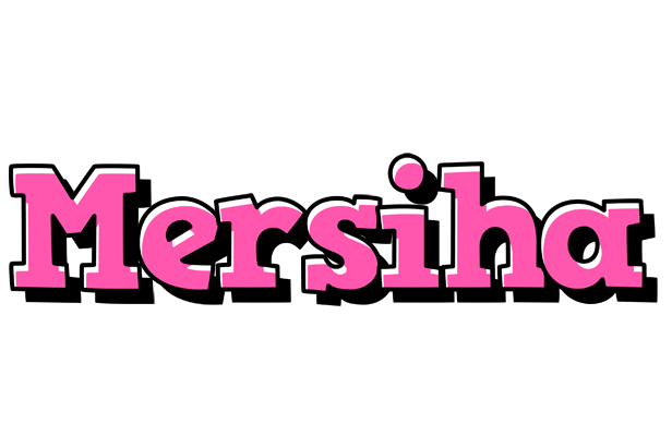 Mersiha girlish logo
