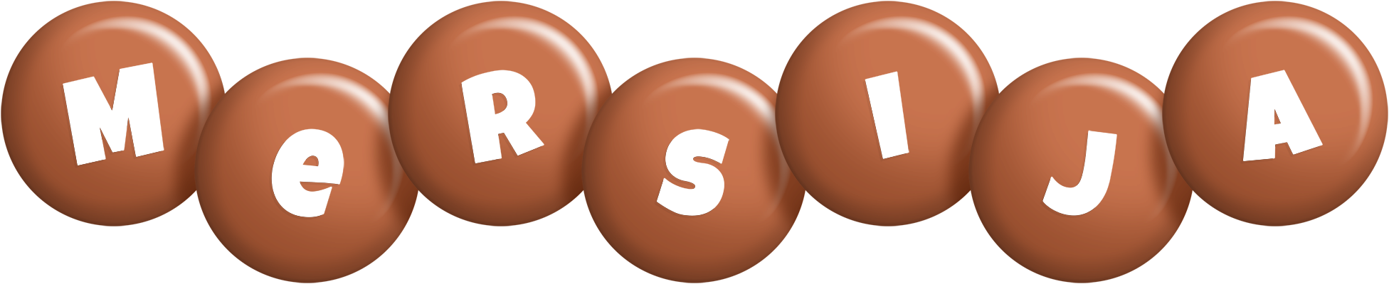 Mersija candy-brown logo