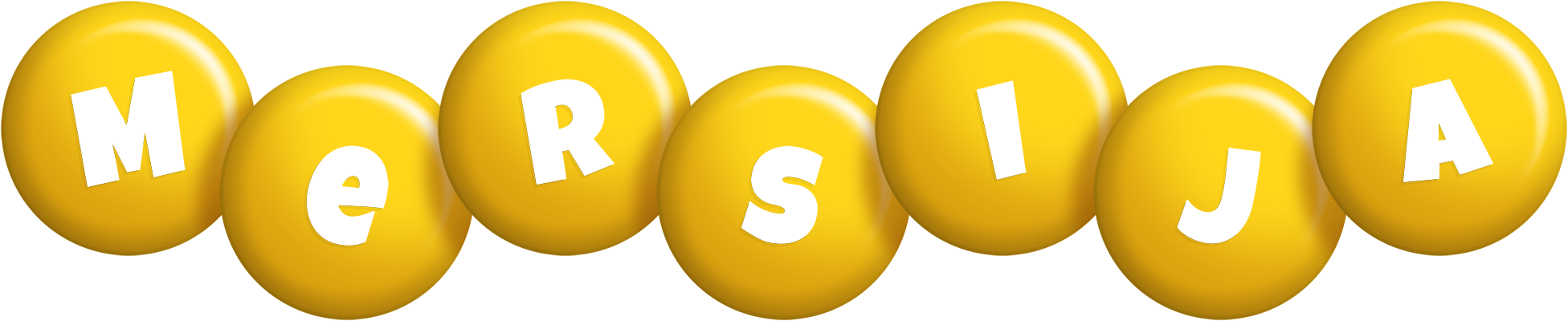 Mersija candy-yellow logo