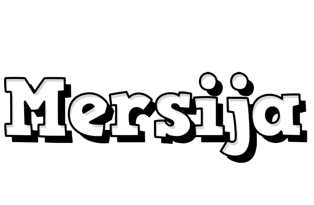 Mersija snowing logo