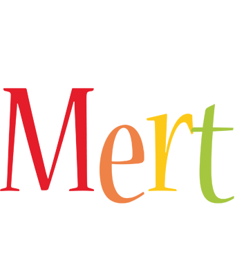 Mert birthday logo