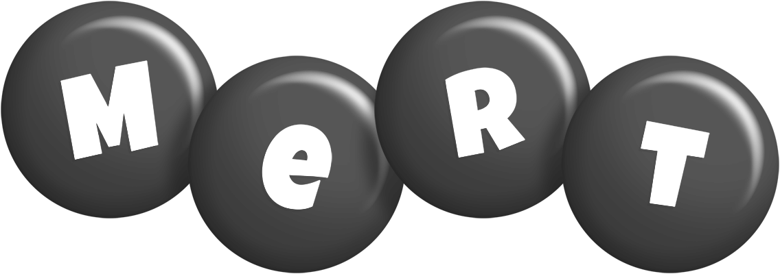 Mert candy-black logo
