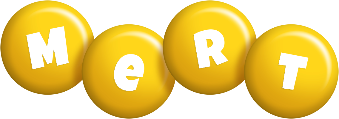 Mert candy-yellow logo