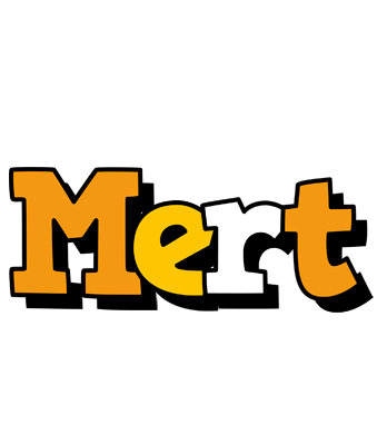 Mert cartoon logo