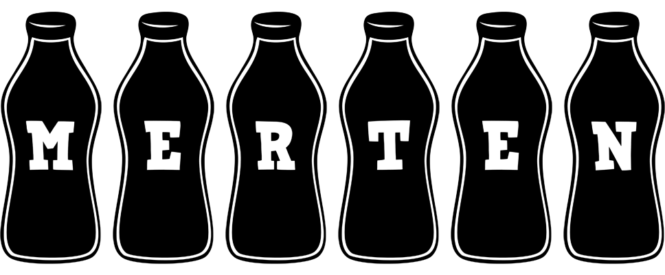 Merten bottle logo
