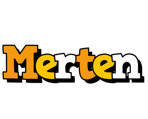 Merten cartoon logo