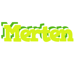 Merten citrus logo
