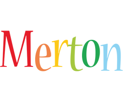 Merton birthday logo