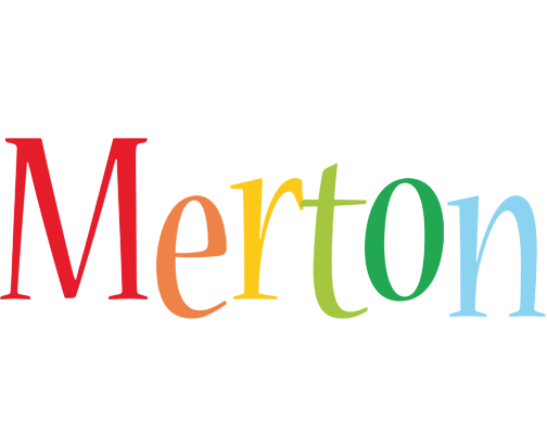 Merton birthday logo
