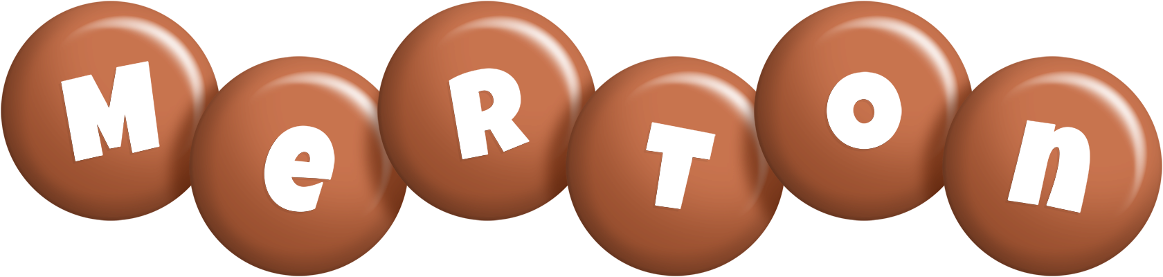 Merton candy-brown logo