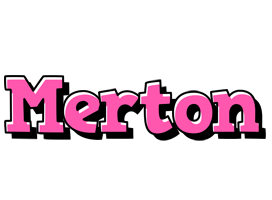 Merton girlish logo