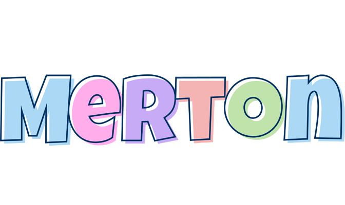 Merton pastel logo