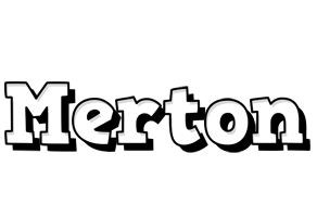 Merton snowing logo