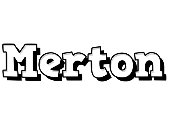 Merton snowing logo