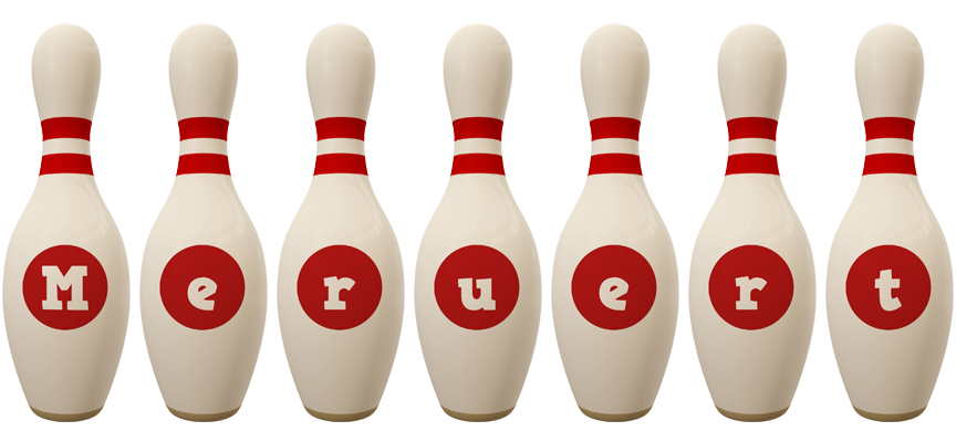 Meruert bowling-pin logo