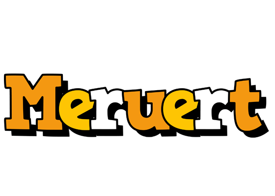 Meruert cartoon logo