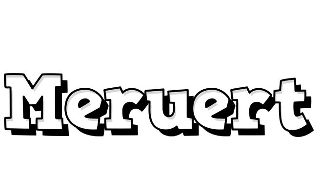 Meruert snowing logo