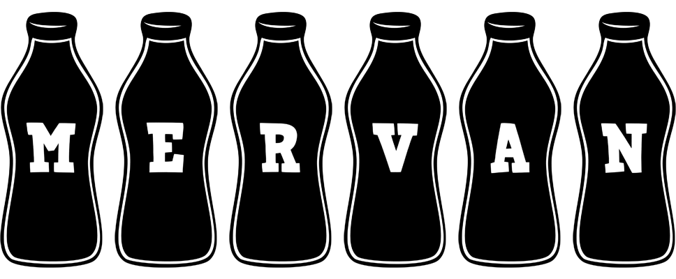 Mervan bottle logo