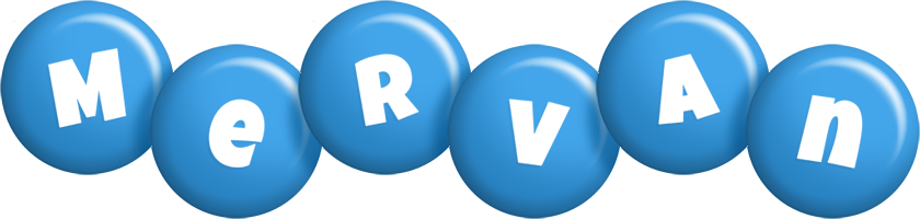 Mervan candy-blue logo