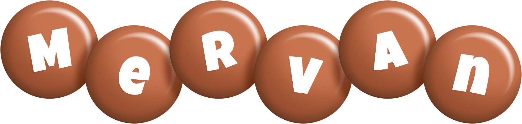 Mervan candy-brown logo