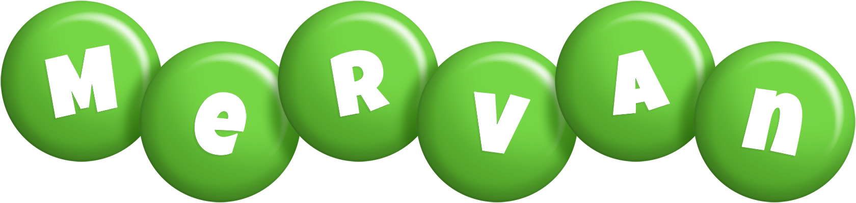 Mervan candy-green logo