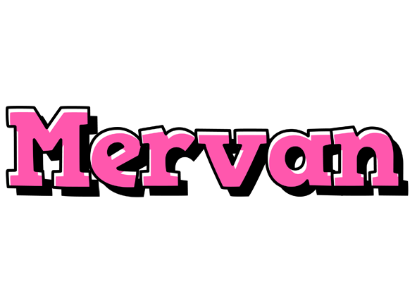 Mervan girlish logo