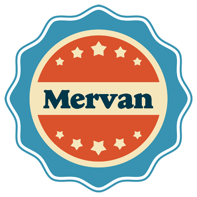 Mervan labels logo