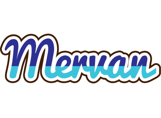 Mervan raining logo