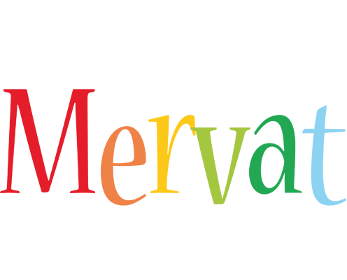 Mervat birthday logo