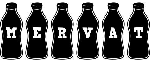 Mervat bottle logo