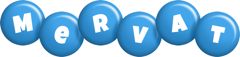 Mervat candy-blue logo