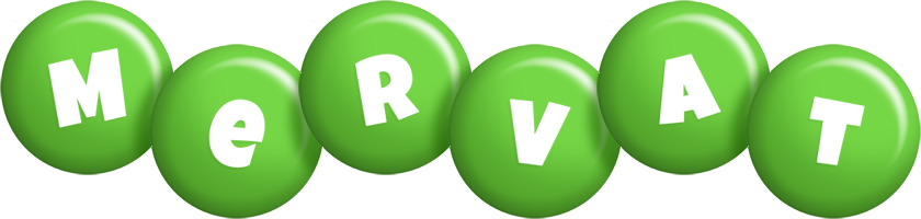 Mervat candy-green logo