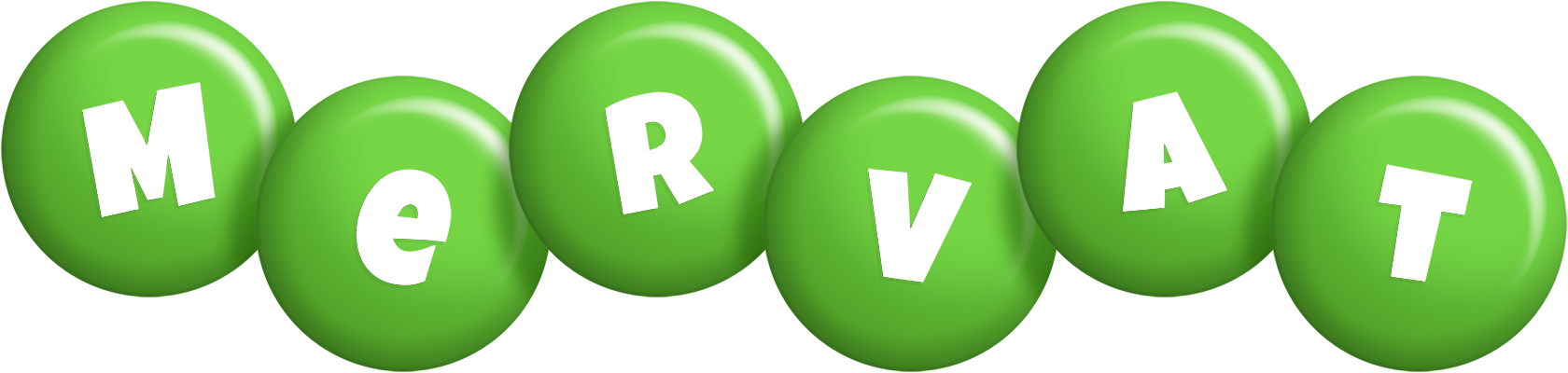Mervat candy-green logo