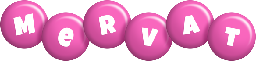 Mervat candy-pink logo