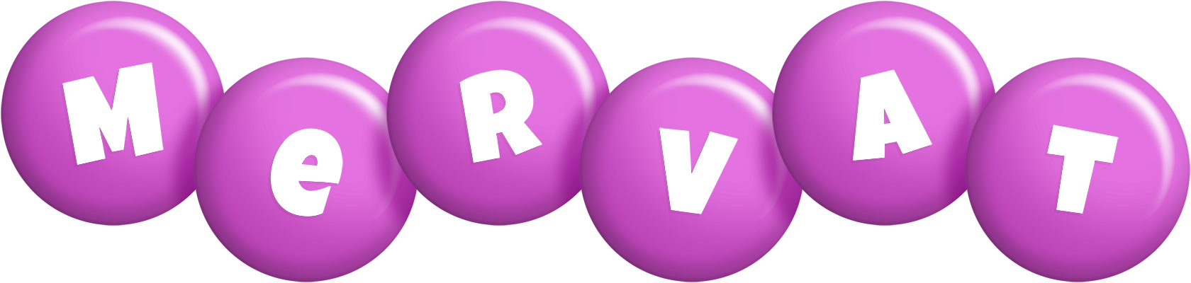 Mervat candy-purple logo