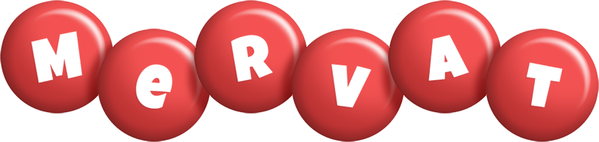 Mervat candy-red logo